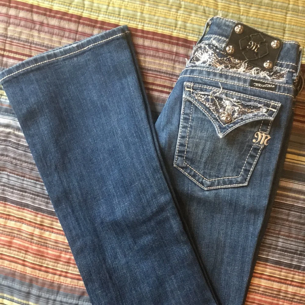 Miss Me | Jeans | Miss Me Rhinestones Embellished Flap Pockets
